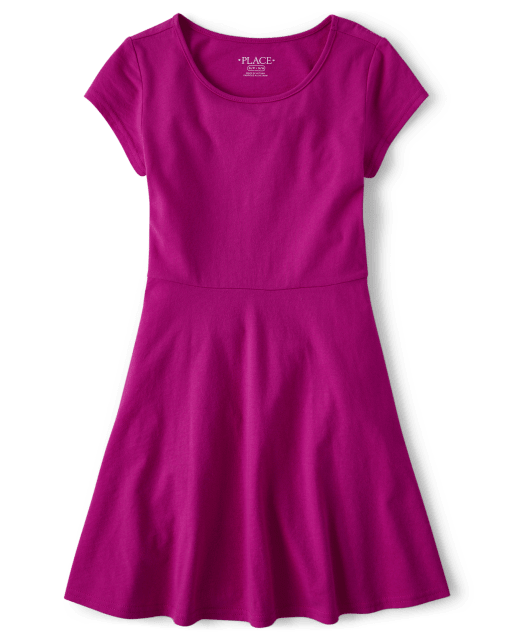 The Children's Place Big Girls' Long Sleeve Casual Dress