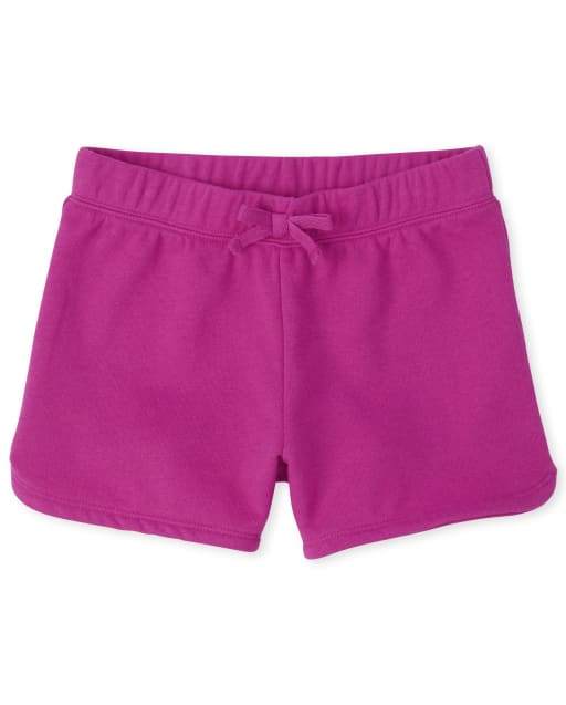 Girls Uniform Active French Terry Dolphin Shorts