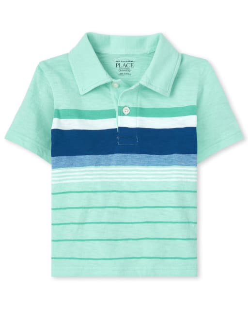 Baby And Toddler Boys Striped Jersey Polo