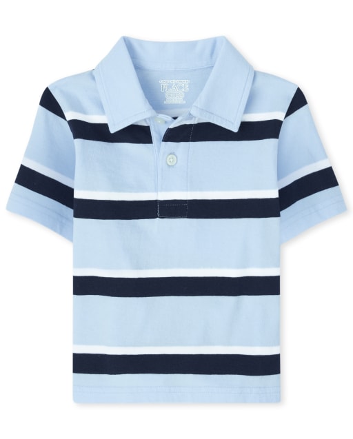 Baby And Toddler Boys Uniform Striped Jersey Polo