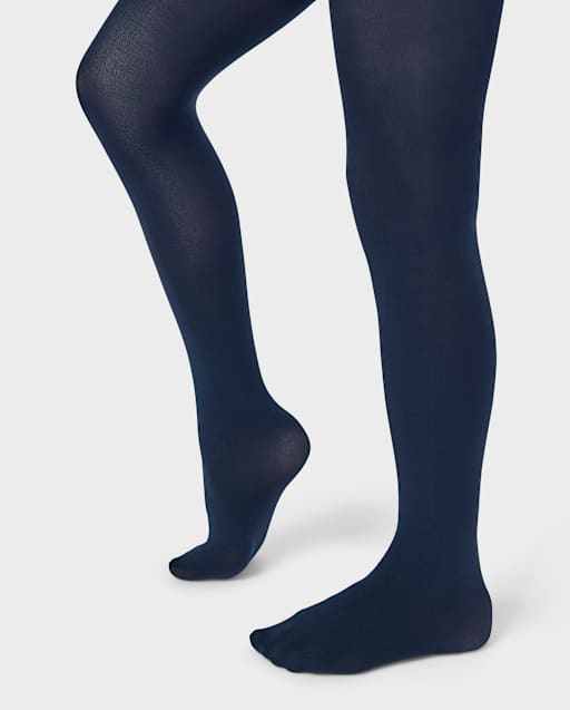 Lot de 2 collants en microfibre pour filles
