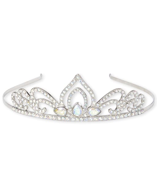 Girls Jeweled Tiara Metal Headband