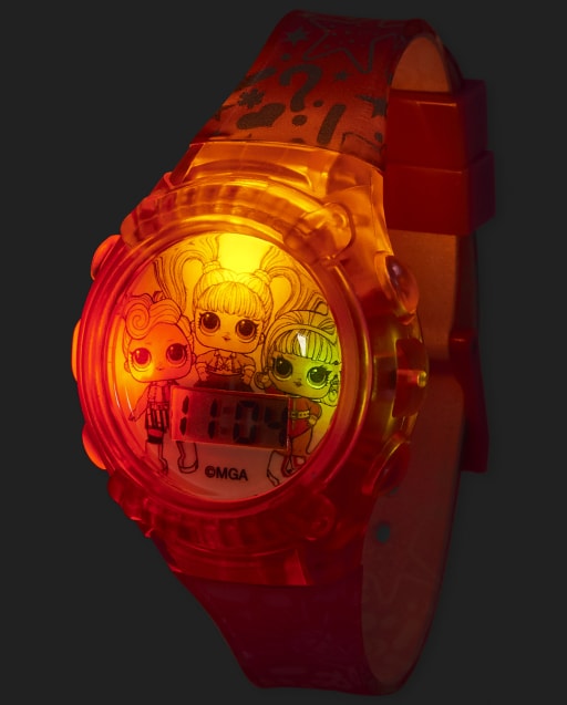 light up digital watch