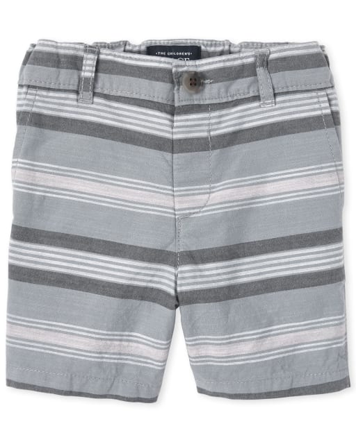 Short chino rayé pour bébés et tout-petits garçons