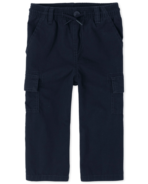 Pantalones cargo tipo uniforme para bebés y niños pequeños