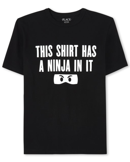 Camiseta gráfica Ninja para niños
