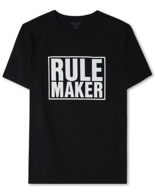 Camiseta gráfica a juego Dad And Me Rule Maker para hombre