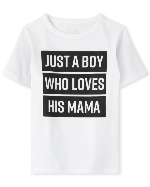 Baby And Toddler Boys Mama Graphic Tee