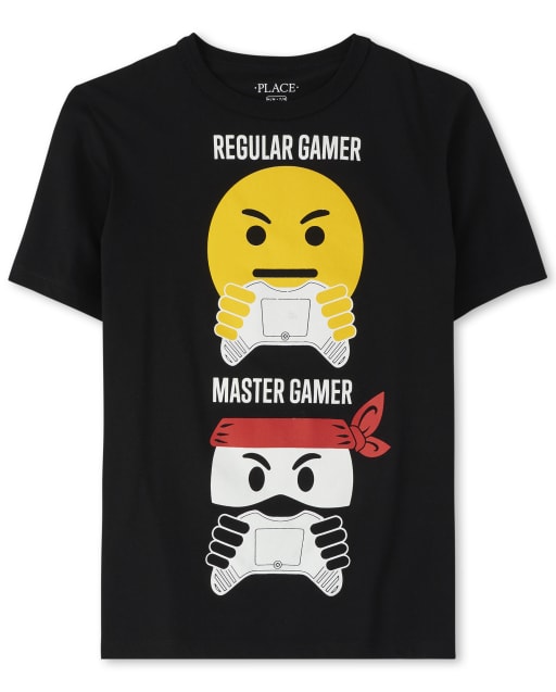 Camiseta gráfica Ninja de videojuegos para niños