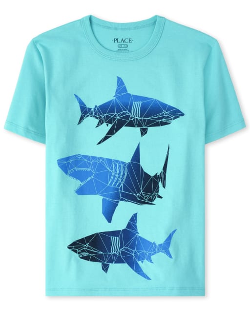Boys Shark Graphic Tee