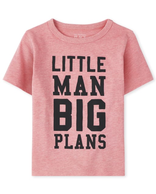 Baby And Toddler Boys Little Man Graphic Tee
