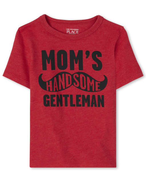 Baby And Toddler Boys Mom's Gentleman Graphic Tee