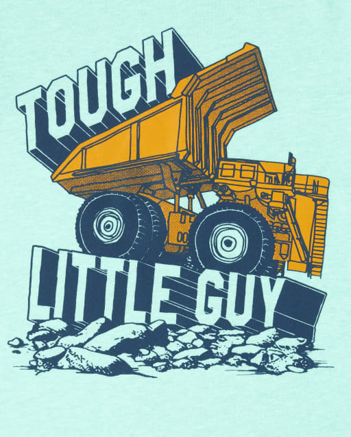 T Shirt Graphique A Manches Courtes Tough Little Guy Bebe Et Tout Petit Garcon