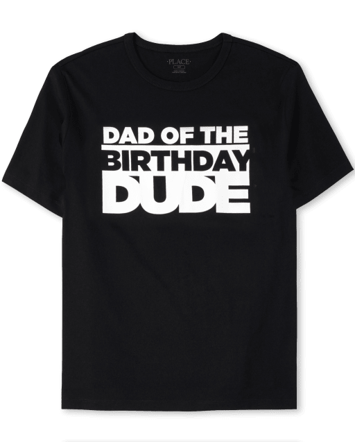 Dad of the birthday dude shirt clearance