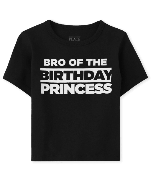 Camiseta gráfica de cumpleaños familiar a juego para bebés y niños pequeños