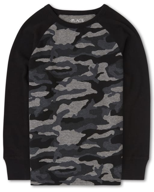 camo thermal top