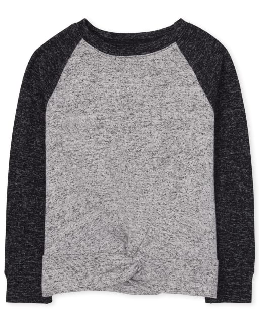 Girls Active Twist Front Top