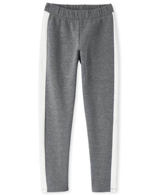 Girls Cozy Side Stripe Leggings