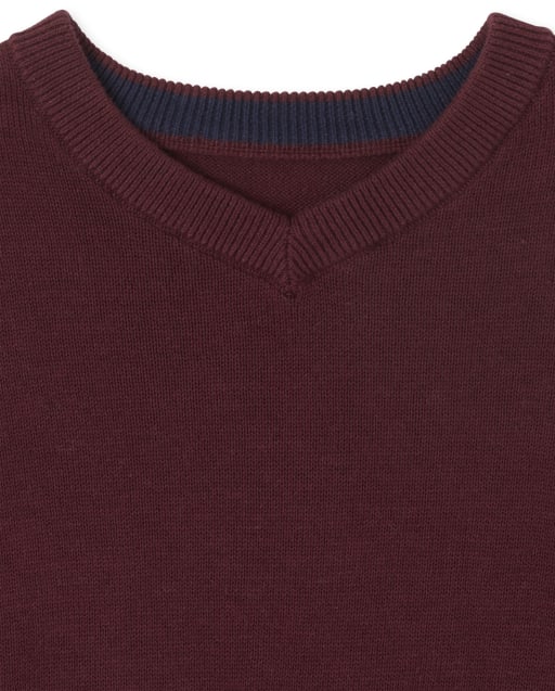 baby boy maroon sweater