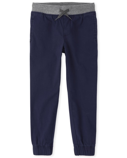Pantalones jogger elásticos para niños