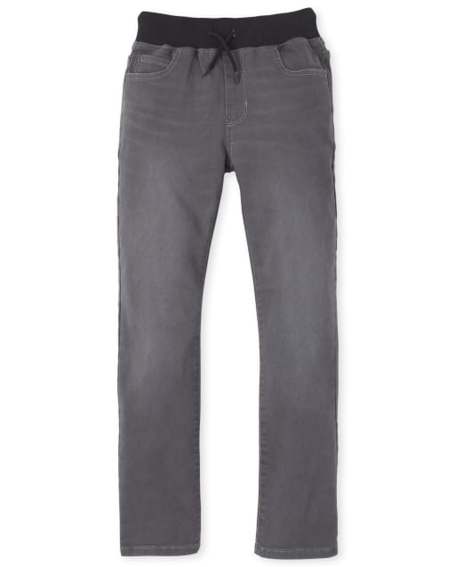 Boys Super-Soft Denim Sweatpant Jeans