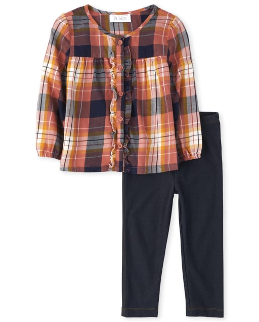 girls tartan outfit
