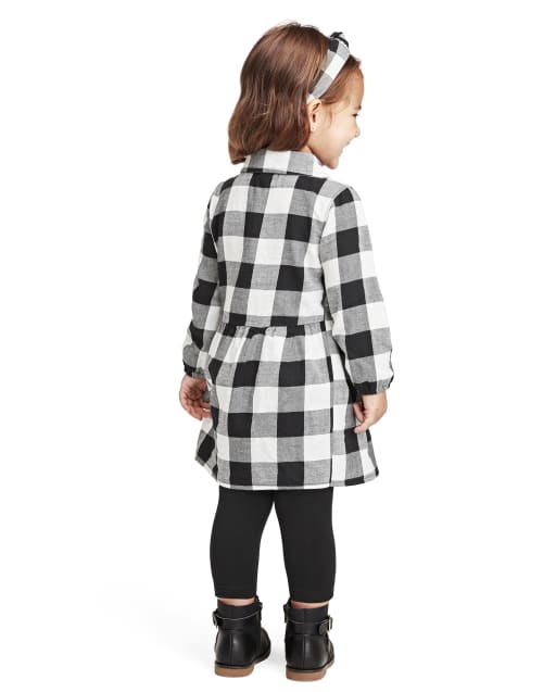 checkered long sleeve for girl outfit