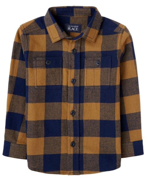 baby boy flannel shirt