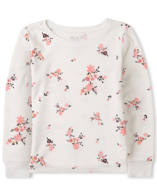 Haut thermique imprimé pour filles