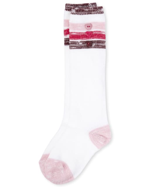 Girls Striped Boot Socks