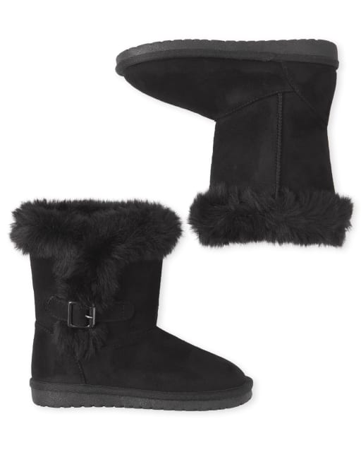 bottes fourrure fille
