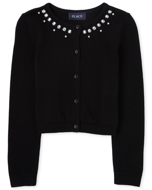 Girls Embellished Cardigan