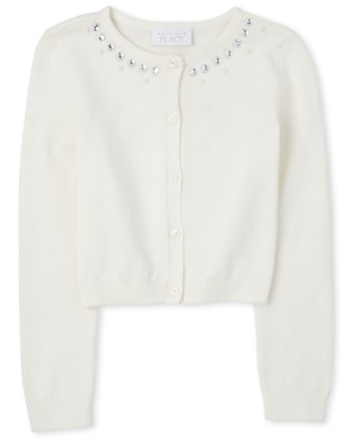 Girls Embellished Cardigan