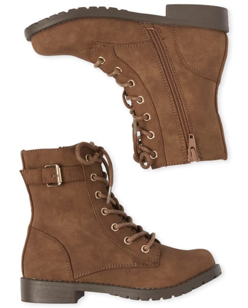girls lace up boots