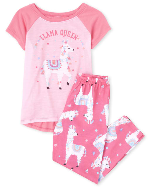 Girls Llama Pajamas