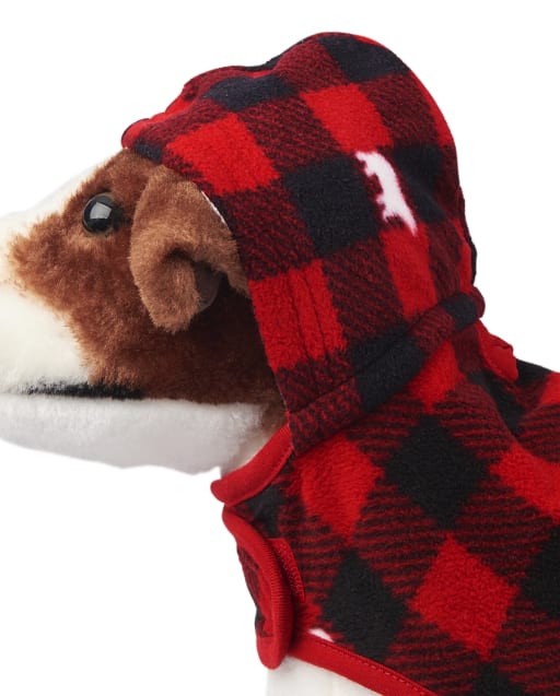 dog buffalo check pajamas