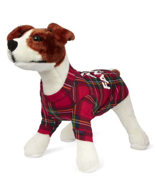 Dog Matching Family Tartan Cotton Pajamas