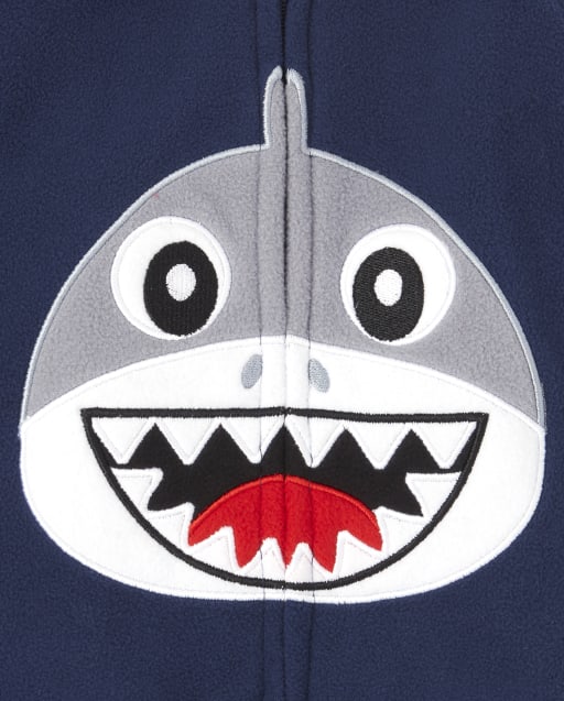 Baby And Toddler Boys Dad And Me Long Sleeve Shark Fleece Matching