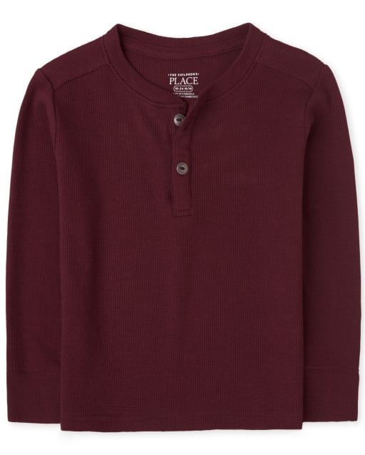 Baby And Toddler Boys Thermal Henley Top