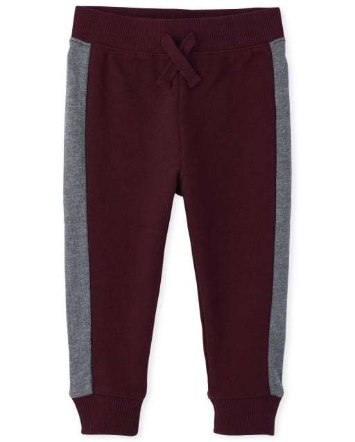 Baby And Toddler Boys Side Stripe French Terry Jogger Pants
