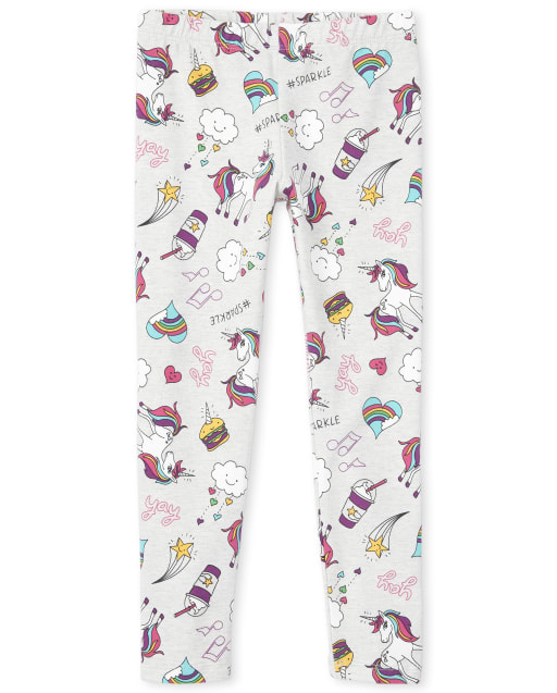 girls unicorn leggings