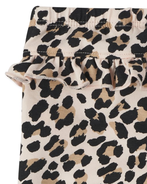The Childrens Place Baby Girls Leopard Pants 2-Pack