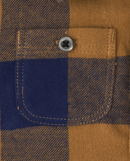 baby boy flannel outfit