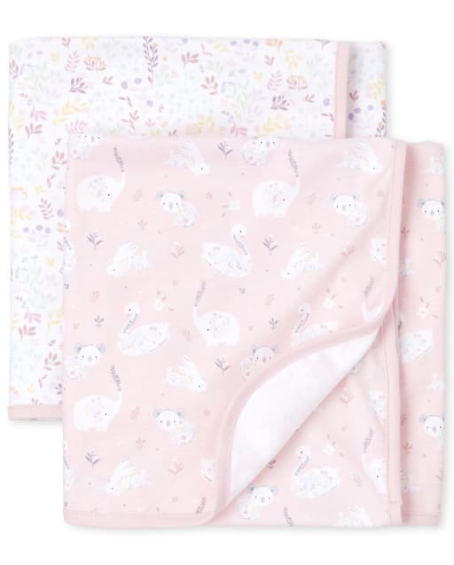 swan swaddle blanket