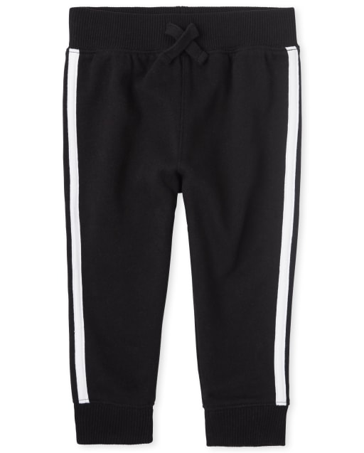 Pantalon de jogging en polaire à rayures latérales Active pour bébés et tout-petits garçons
