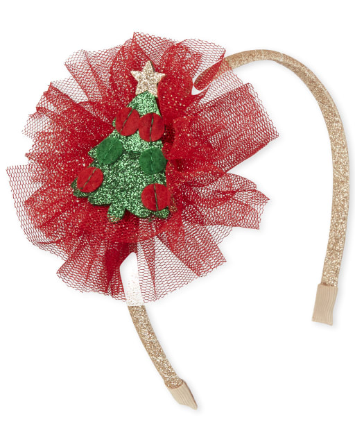 Toddler Girls Christmas Flower Headband