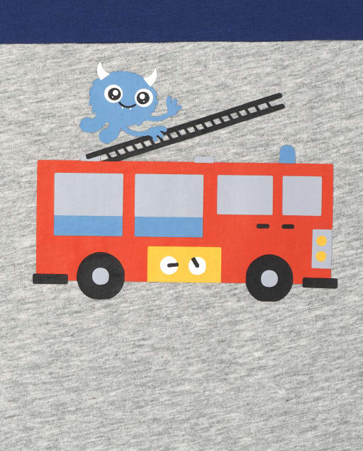 baby fire truck outfit