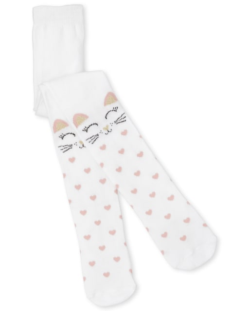 Toddler Girls Cat Tights