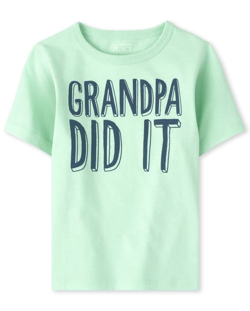 Toddler Boys Grandpa Graphic Tee
