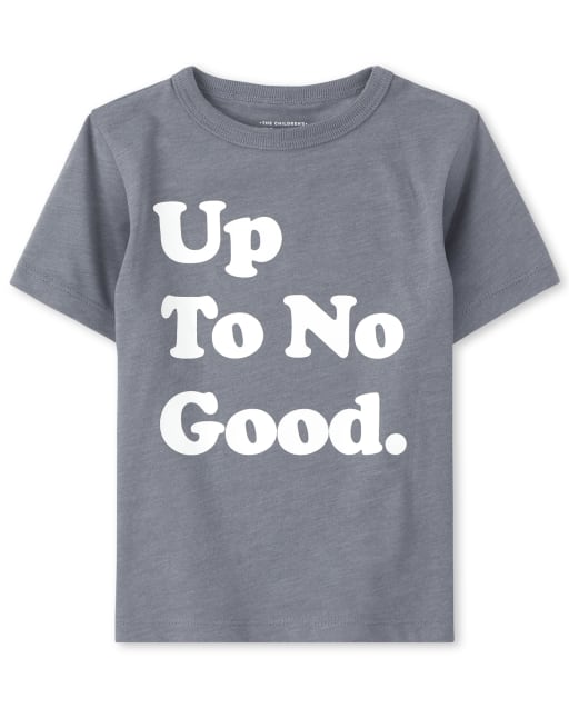 Toddler Boys Up To No Good Graphic Tee